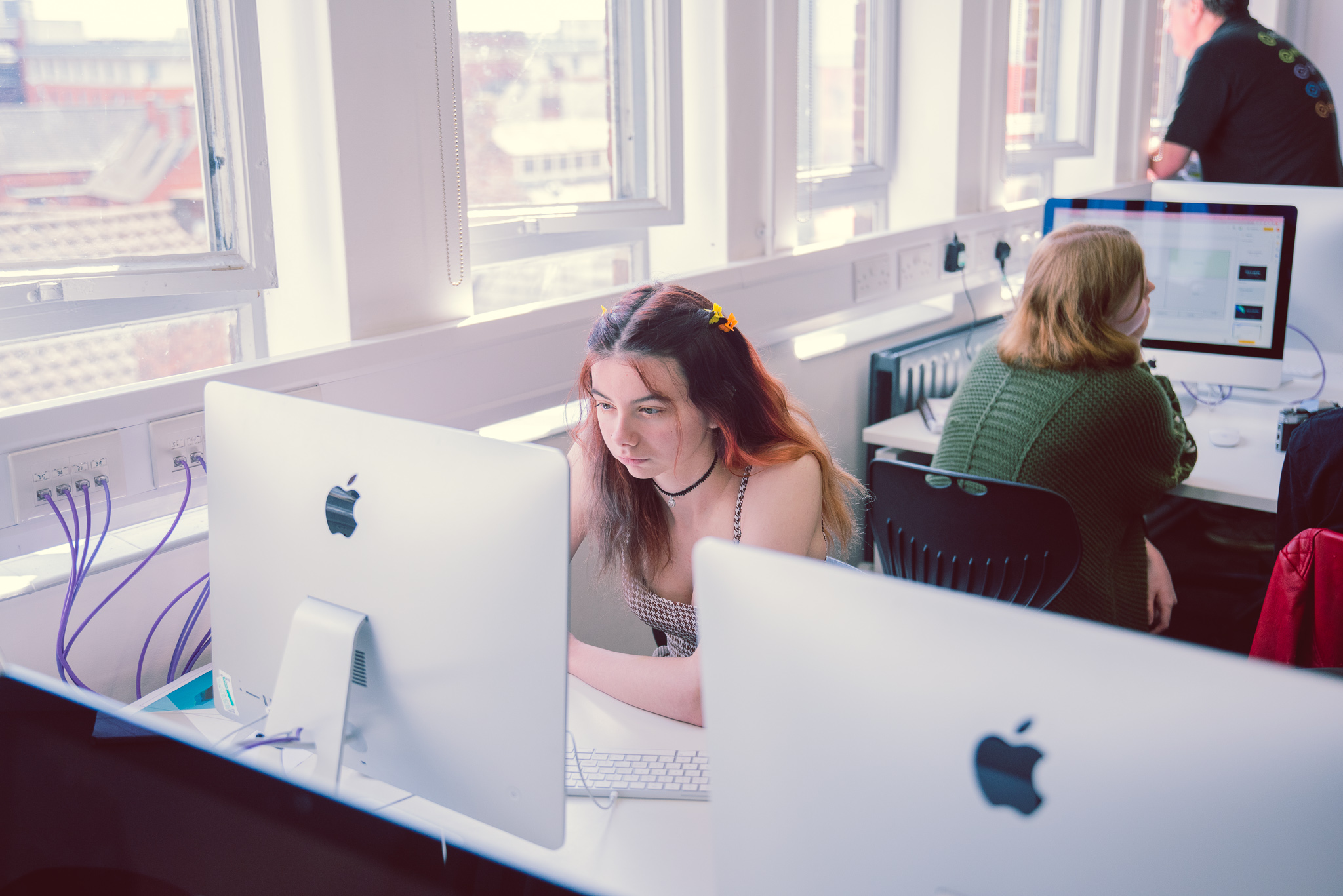 Female Programme researcher at work