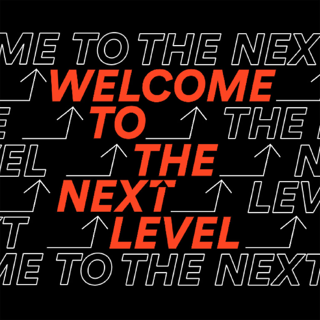 T Levels blog | Graphic with words Welcome to the Next Level