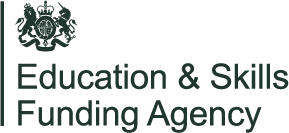 Logo for UK Government Education and Skills Funding Agency