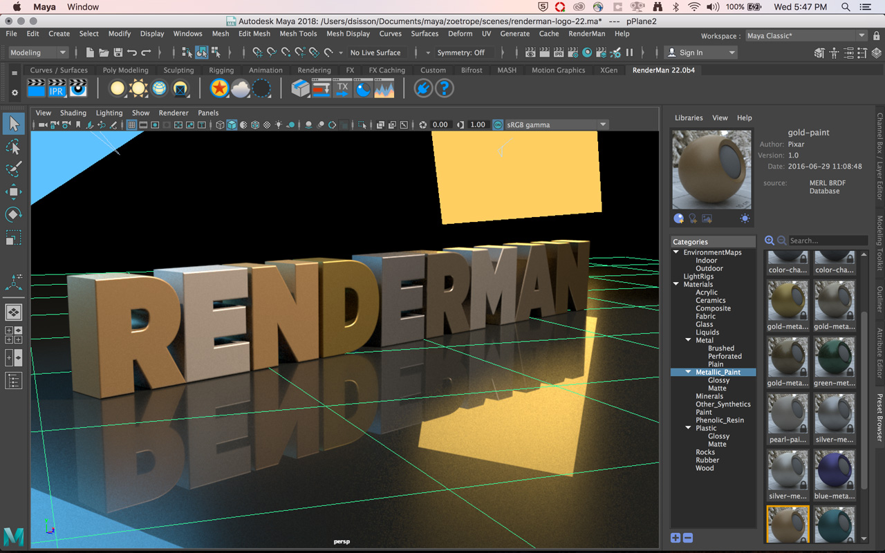 Animation and VFX: RenderMan has come to ACC