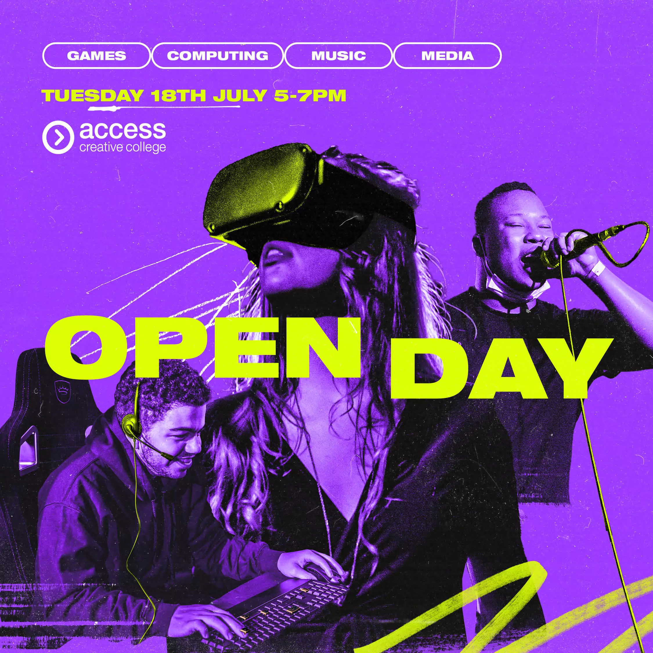 Open Day – 18th July, 5pm–7pm
