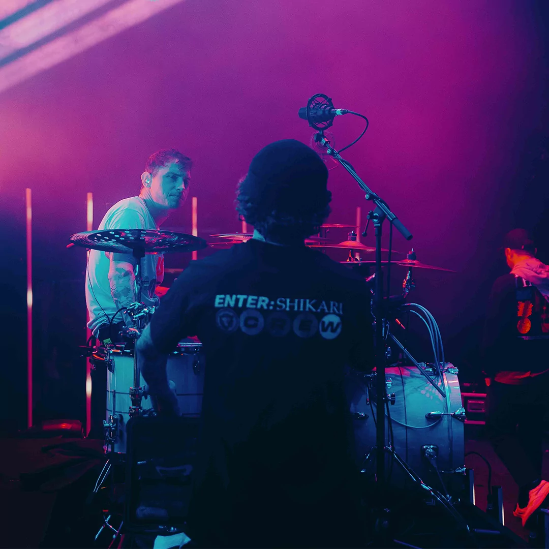 Jay Featherstone: From ACC Birmingham to life on tour as Enter Shikari’s drum tech