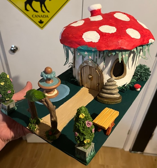 The journey of an Animation and VFX student 3 Mushroom house model