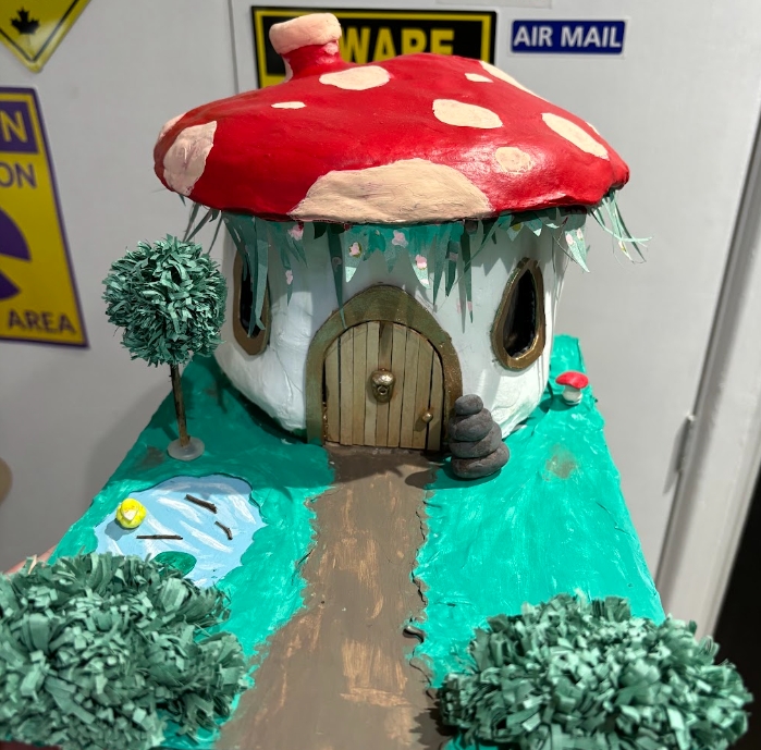 The journey of an Animation and VFX student 5 Mushroom house model