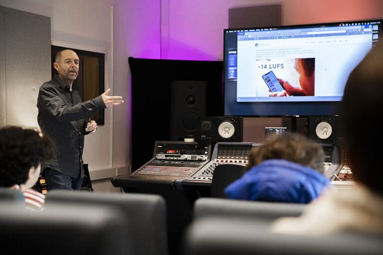 dBs Plymouth tutor teaching music production course
