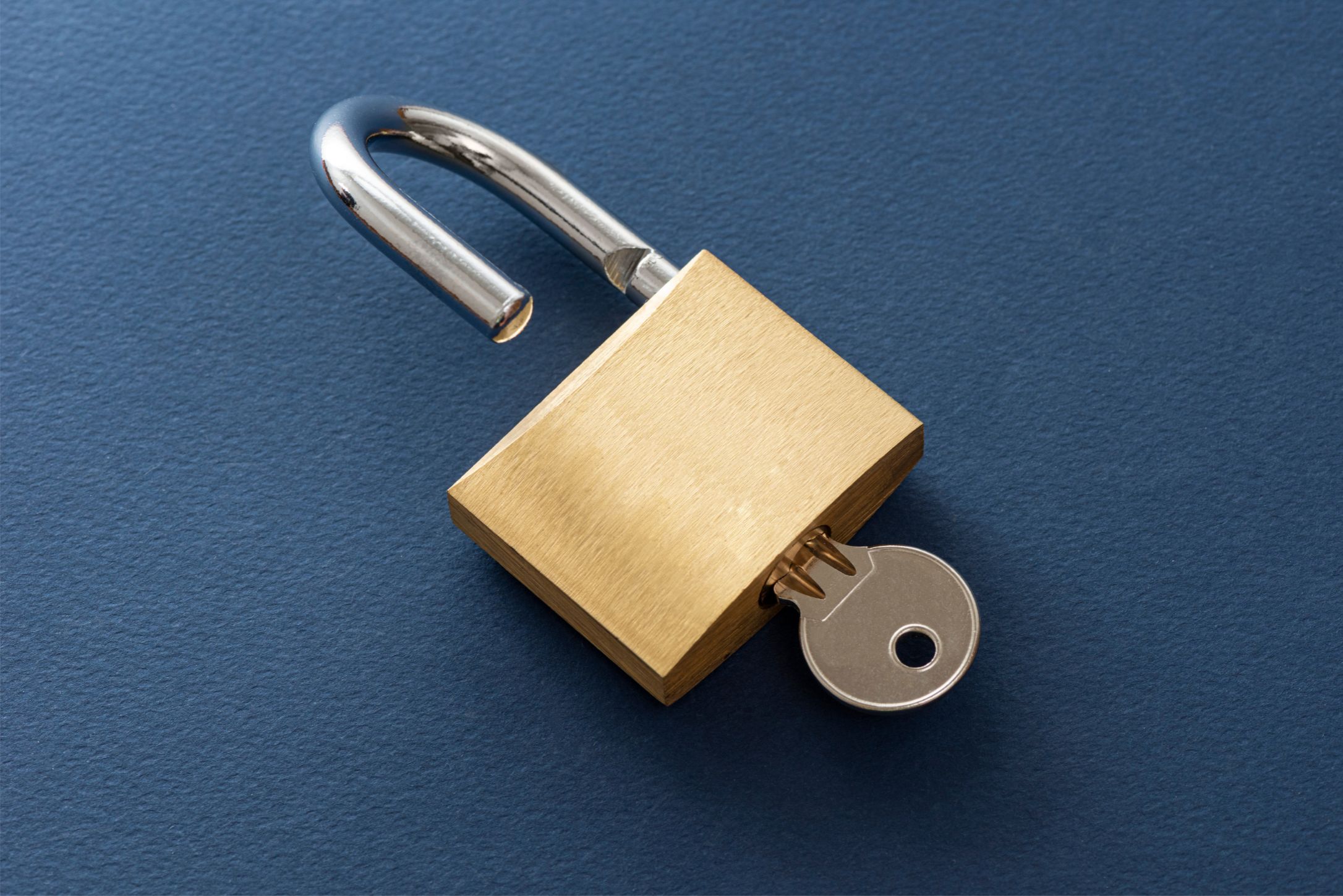 5 reasons you may want to study a Level 2 course 4 Padlock unlocked with key inside