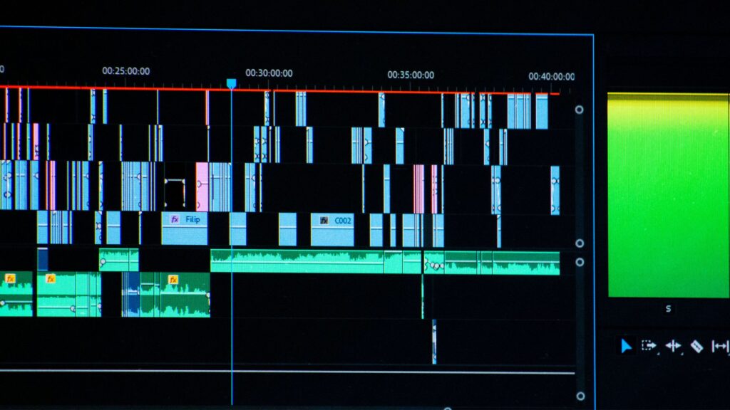 How to film an amazing music video: A step-by-step guide 2 Film and audio editing software, close up