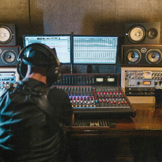Music Producer at work