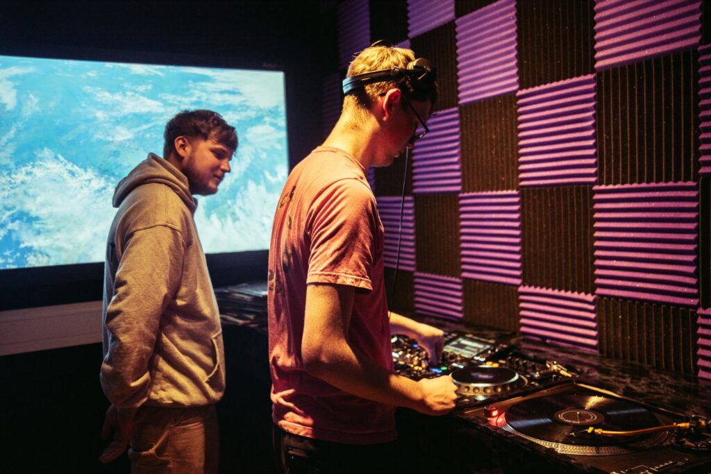 ACC Lincoln Music Production Students students