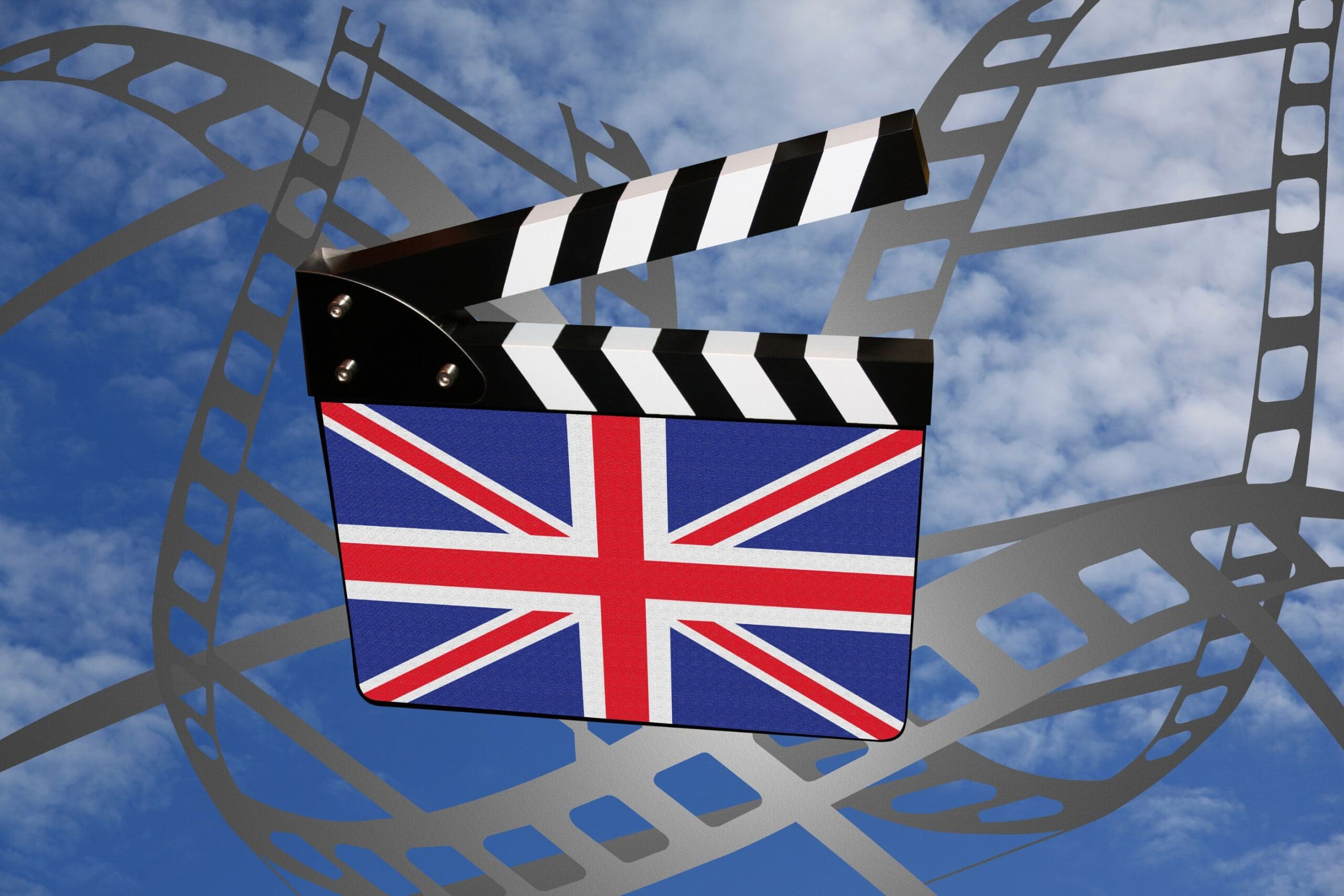 British film clapperboard