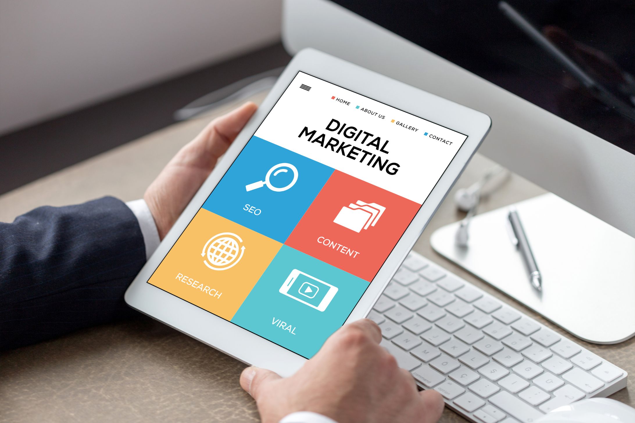 15 potential career paths in content creation 5 Digital Marketing concept on tablet
