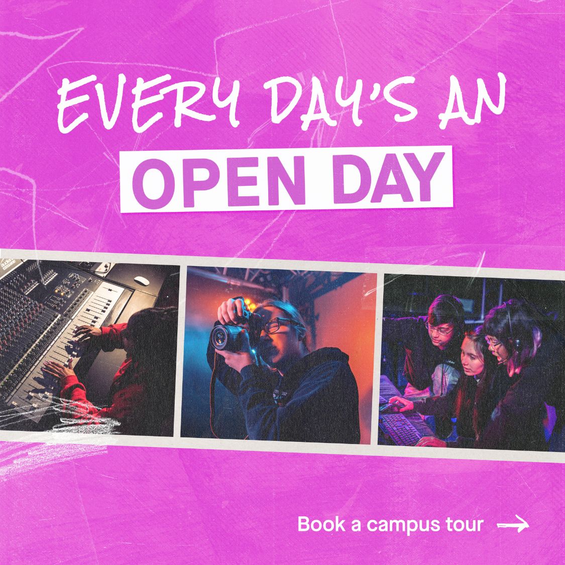 Every Day's an Open Day web tile