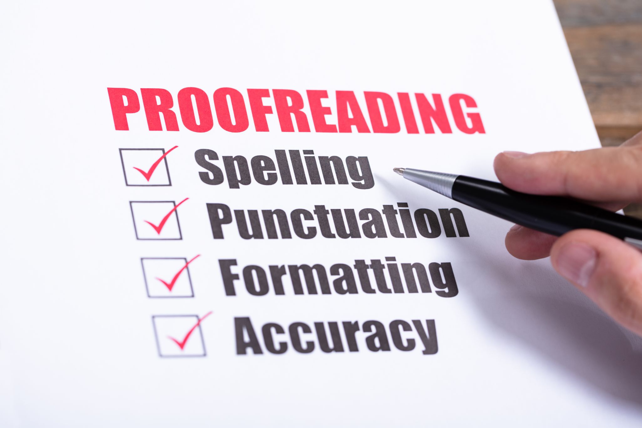 Crafting Your First CV: A Step-by-Step Guide for College Students 12 Proofreading checklist