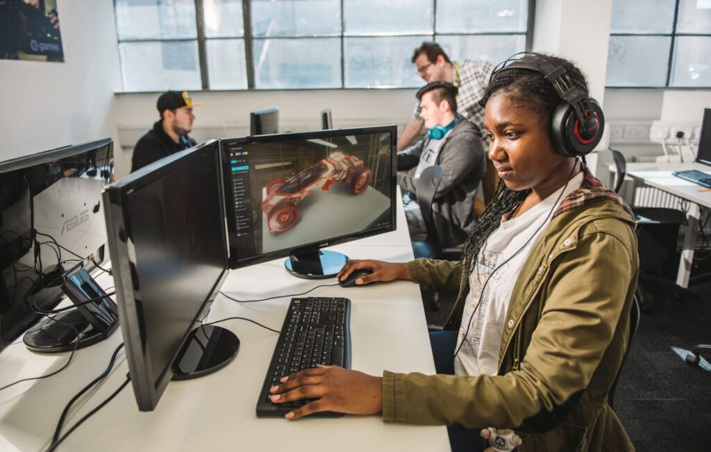 ACC Birmingham games student