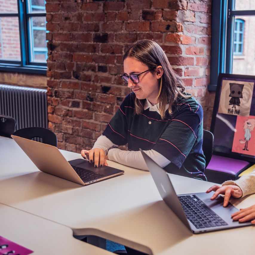 Data IO Technician at work