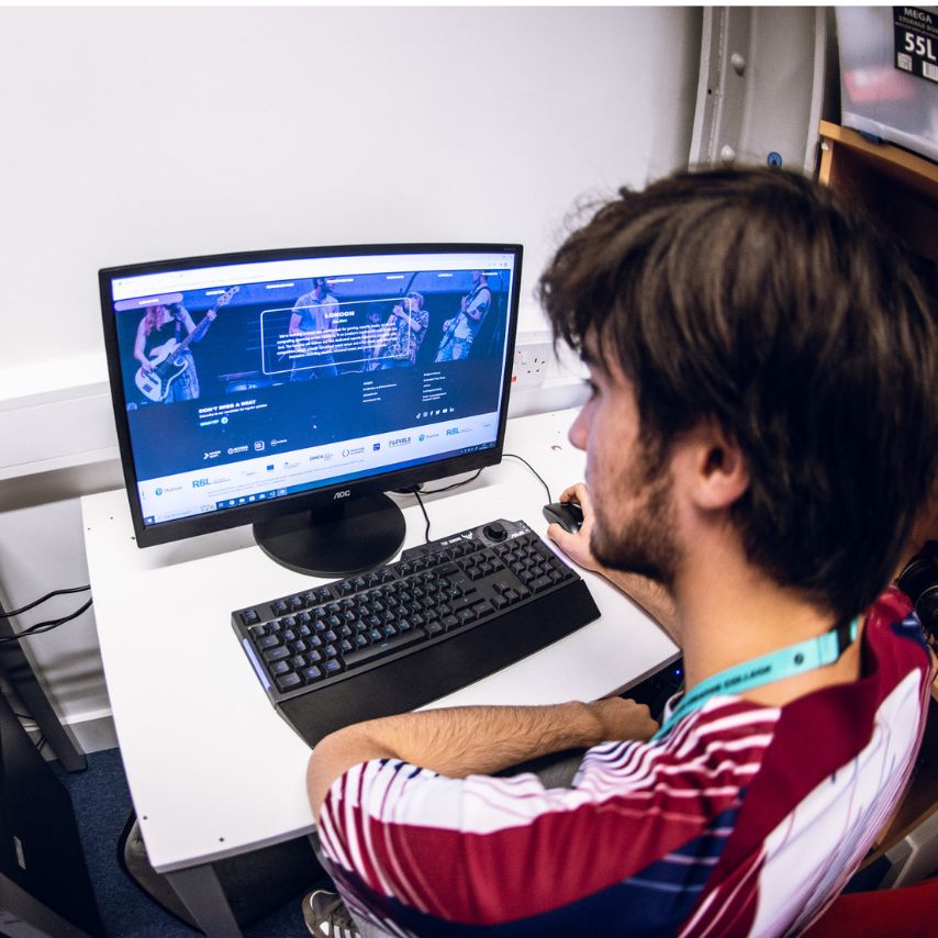 Web Developer at work