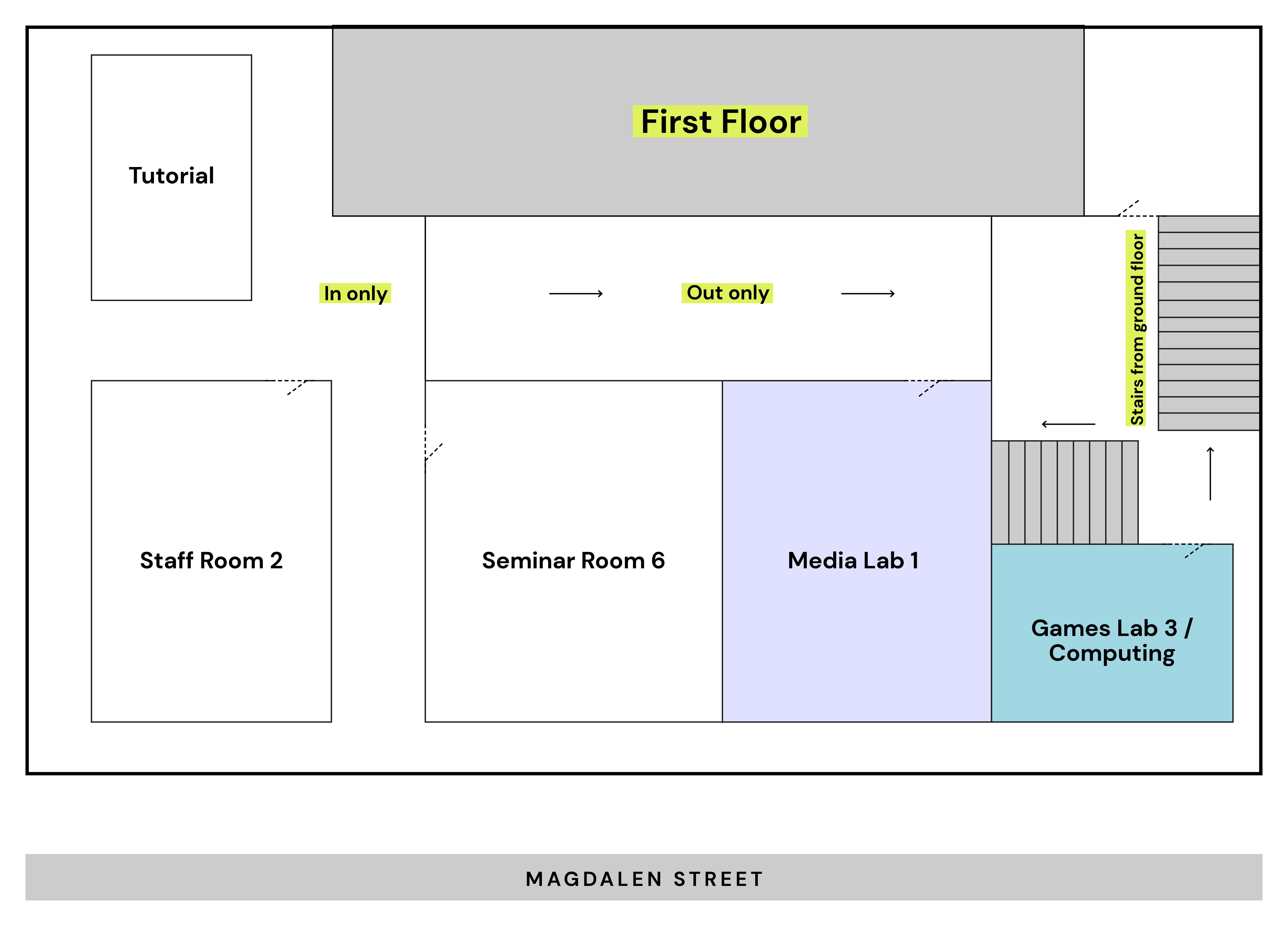 Norwich Campus Map Ground Floor R32