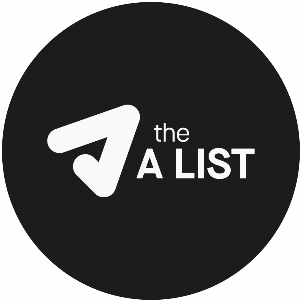 The A List Logo Circle