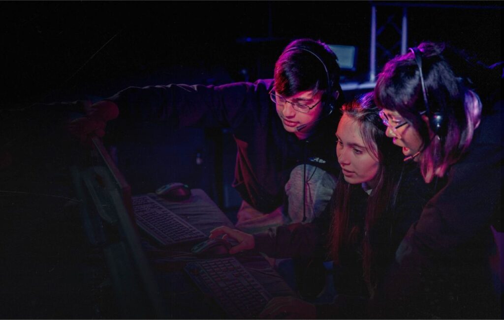 Access Creative College Esports students