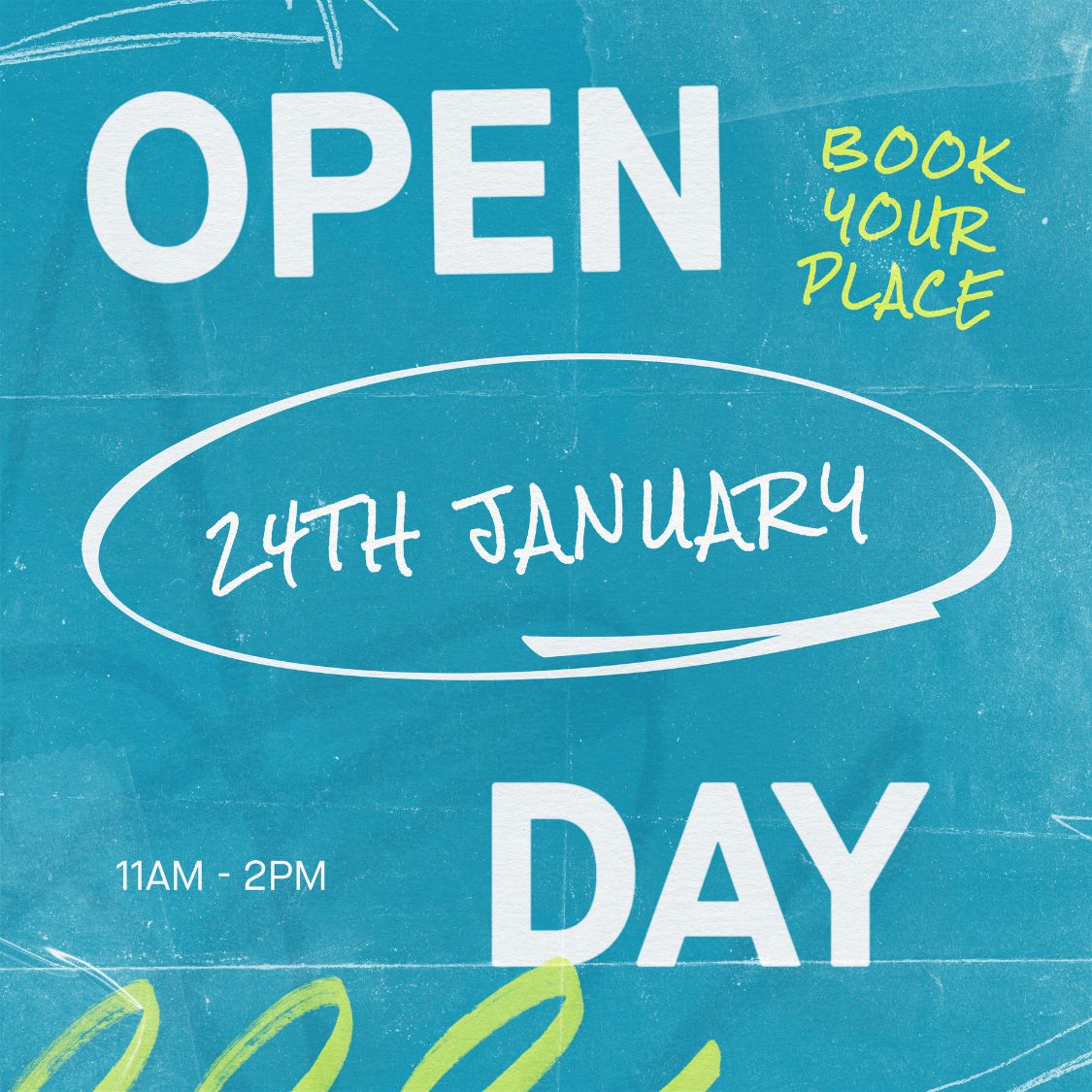 Open Day - 24th January 2026