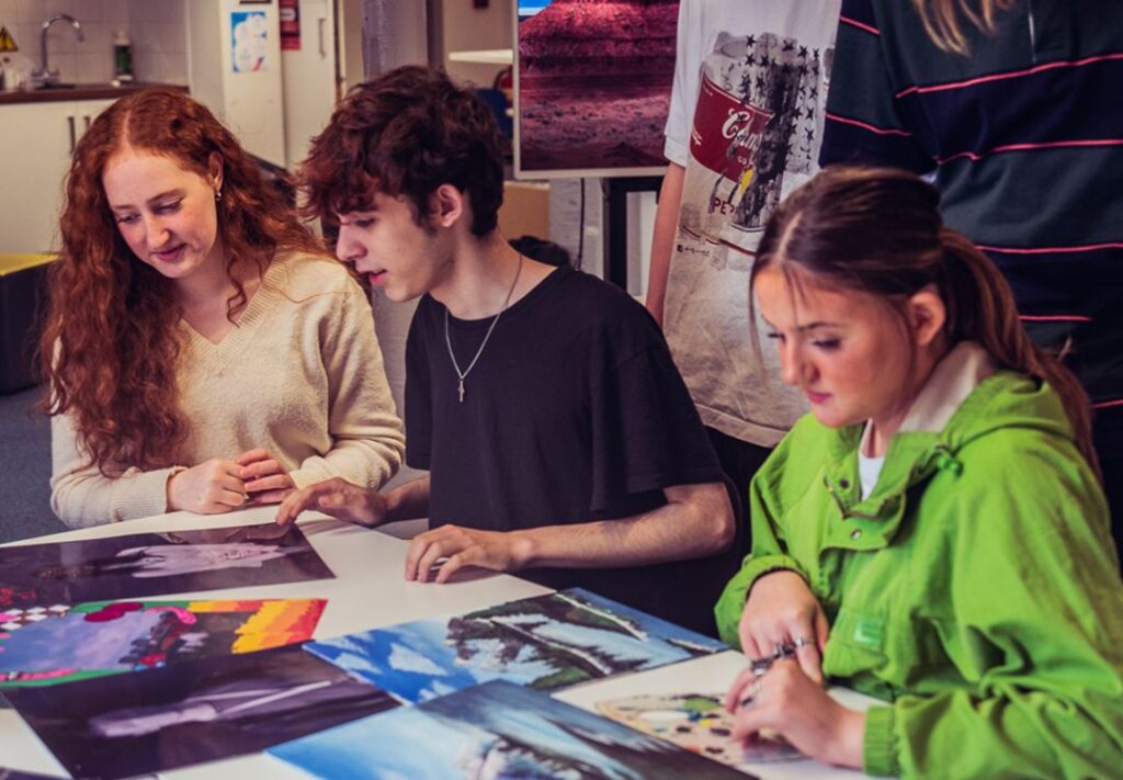 Graphic Design students at Access Creative College