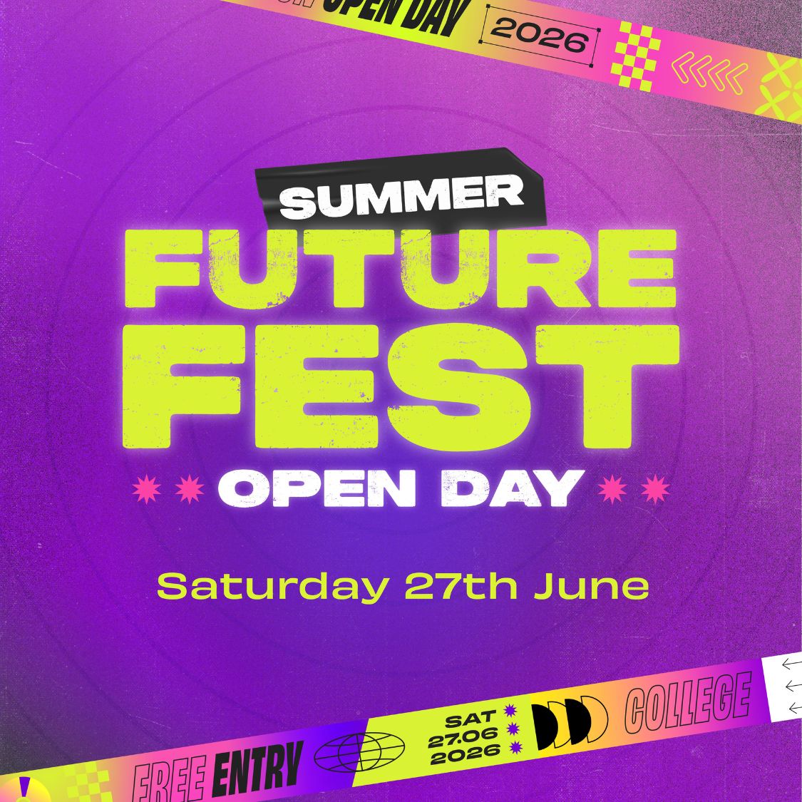 June 2026 Open Day web tile - Access Creative College