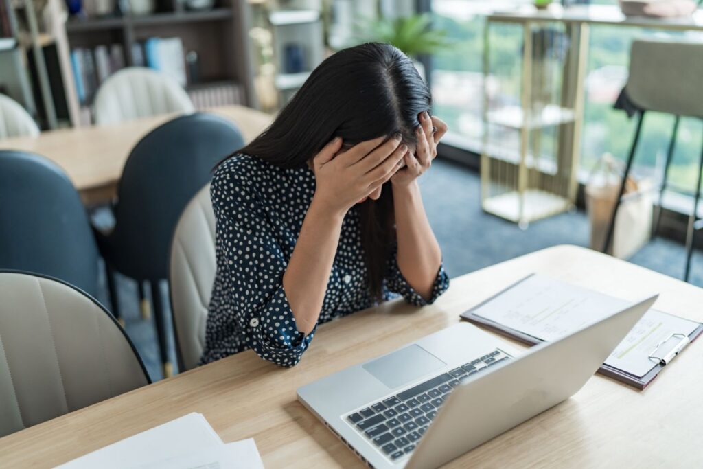 Freelancer is stressed